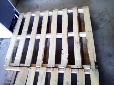 Photo of free Four Wooden Pallets (North Boulder: Amber Street.) #1