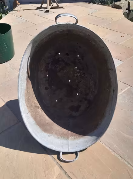 Photo of free old zinc bath/planter (Elworth CW11) #2