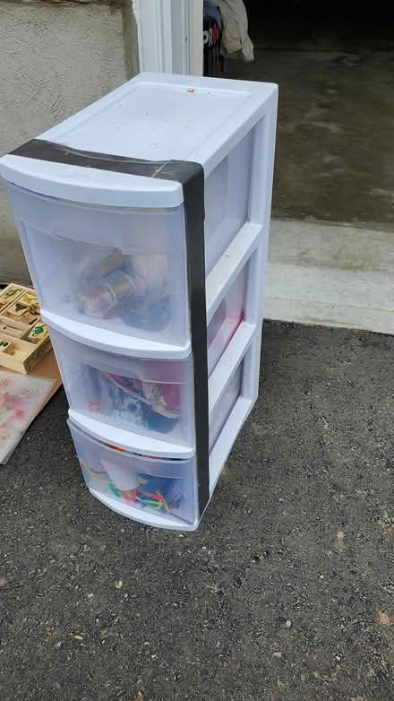 Photo of free crafts, books, plastic bins (Waterloo) #1