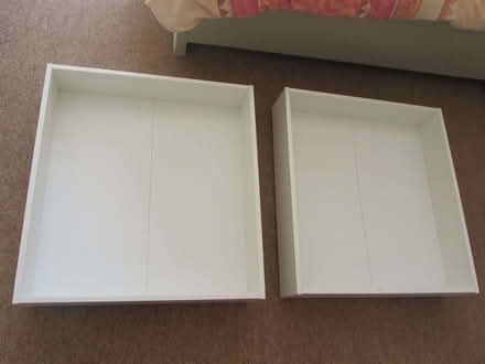 Photo of free Ikea Vardö white underbed storage drawers / boxes (Henleaze BS9) #1