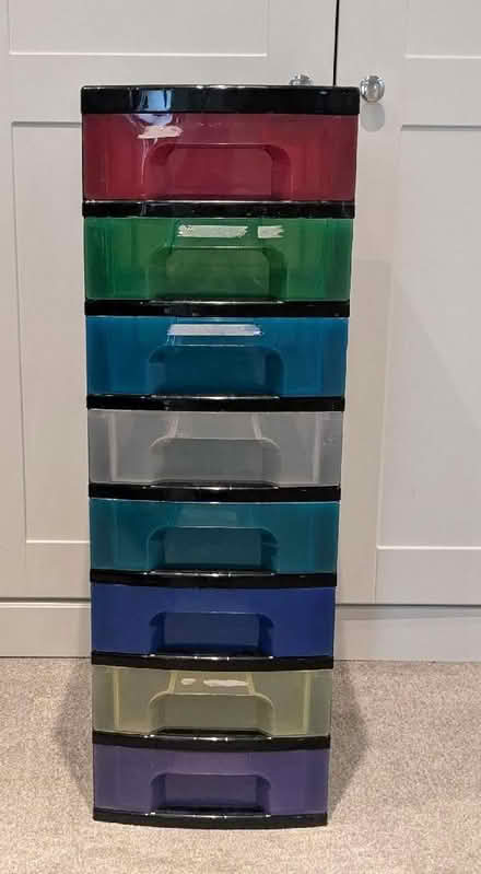 Photo of free Plastic drawer unit - 8 drawers (Horsell GU21) #1