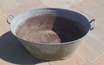 Photo of free old zinc bath/planter (Elworth CW11) #1