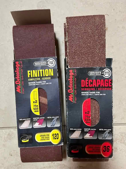 Photo of free Sanding belts-French! (Benson OX10) #1