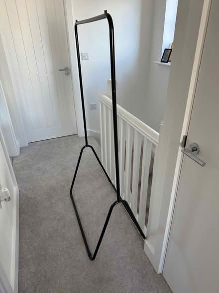 Photo of free Black clothes rail (HU10 7GY) #1