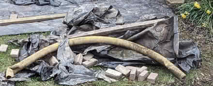 Photo of free Old pond liner 3x2m approx no holes (Tingley) #1