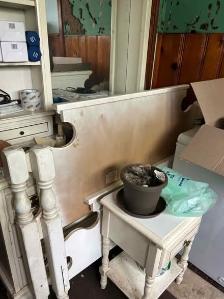 Photo of free Bed bureau mirror and nightstand (1239 Nolen Road Abington pa) #1