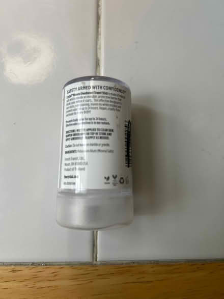 Photo of free Unscented Mineral Deodorant Stick (10011 (17th & 9th)) #3