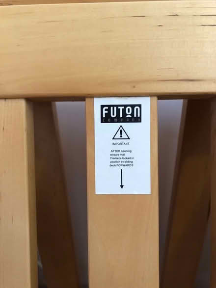 Photo of free Futon Company sofa bed frame (Littlemore OX4) #3