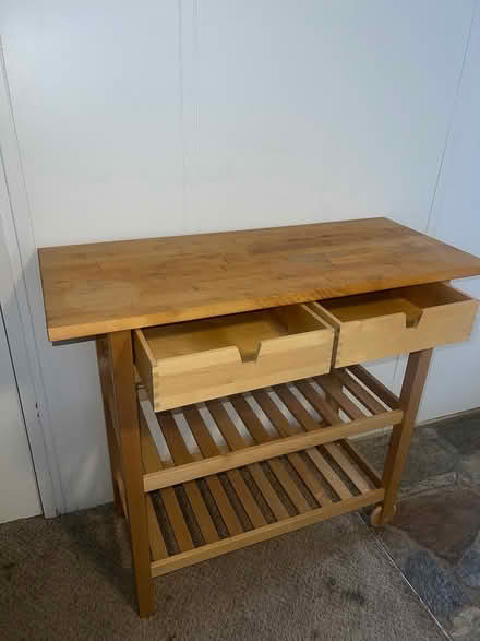 Photo of free Wooden kitchen cart (North Seattle) #2