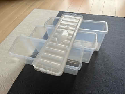 Photo of free Three crates for DVDs, CDs, or paper rolls (Broomhall S11) #1