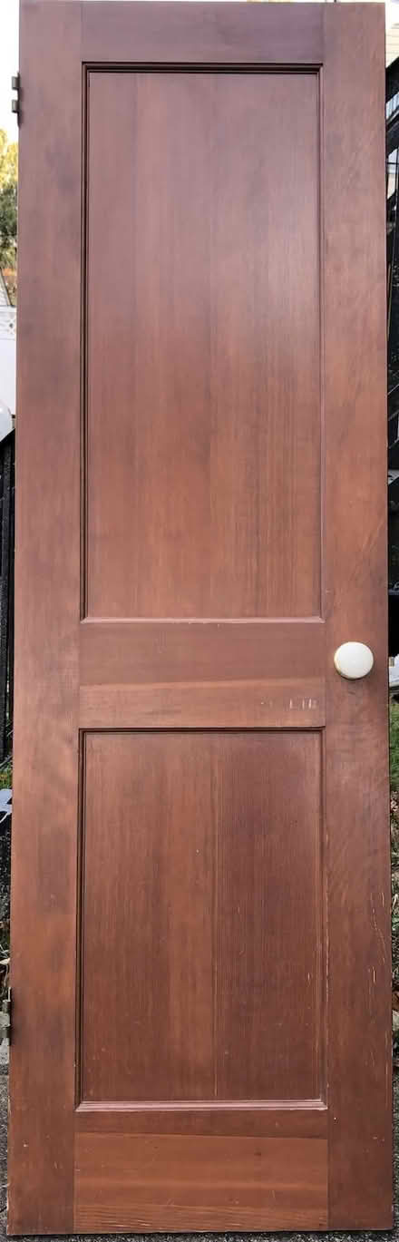 Photo of free Pine Door (24x78.5) w/Hardware (Havertown) #1