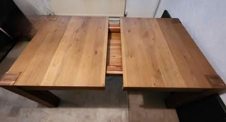 Photo of free Solid Oak wood dining table (East Ham) #3