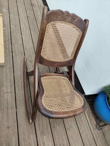 Photo of free Beautiful old french rocking chair (Kenley CR8) #4