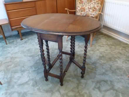 Photo of free Gate-leg oval table (Garth Hill, RG12) #1
