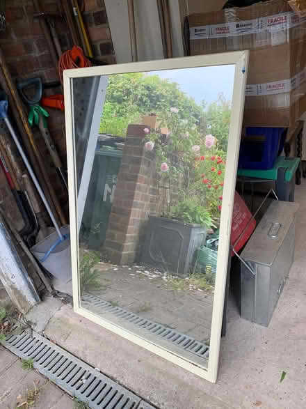 Photo of free Large Size Mirror in Painted Wood Frame (Steyning BN44) #1