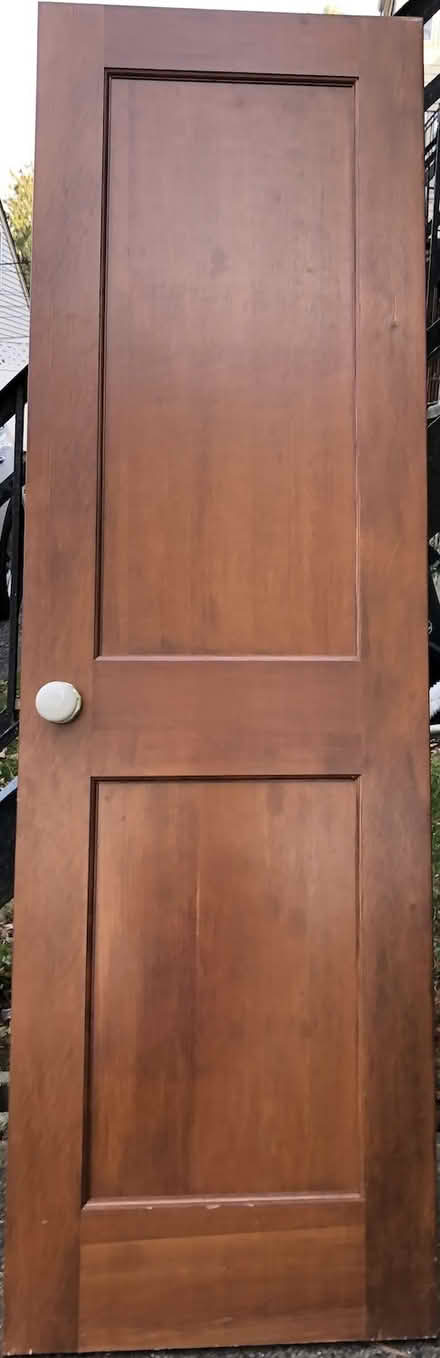 Photo of free Pine Door (24x78.5) w/Hardware (Havertown) #2