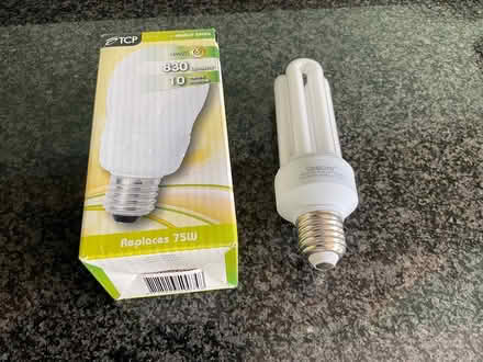 Photo of free Two E27 Screw InBulbs (GU18) #1