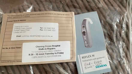 Photo of free SIEMENS hearing aids (GU26 6SP) #1