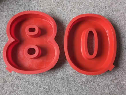 Photo of free Silicon cake moulds for 80th (Headington OX3) #1