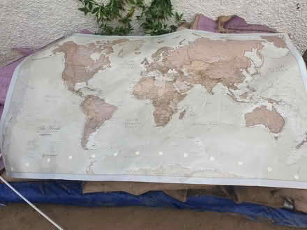 Photo of free Map of the World 195 x 117 cm (Carshalton SM5) #2