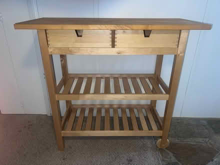 Photo of free Wooden kitchen cart (North Seattle) #1