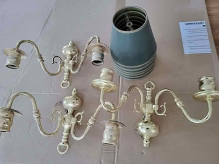 Photo of free Three very attractive double wall light fittings. (South Heath HP16) #2