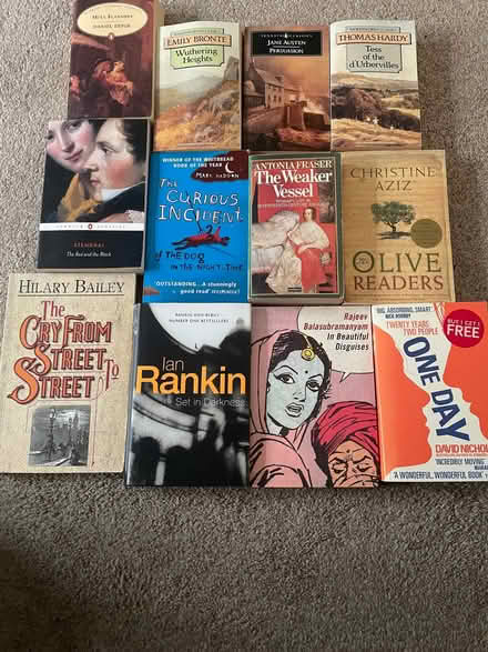 Photo of free 9 books assorted genre (Longbarn WA2) #1