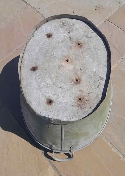 Photo of free old zinc bath/planter (Elworth CW11) #3