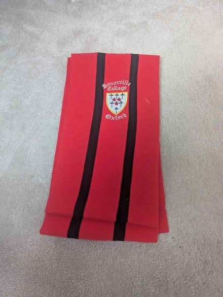 Photo of free Somerville College Oxford scarf (OX4 Boulter Street) #1