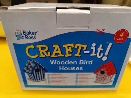 Photo of free Baker Ross birdhouse craft (GU2 Stoughton) #1