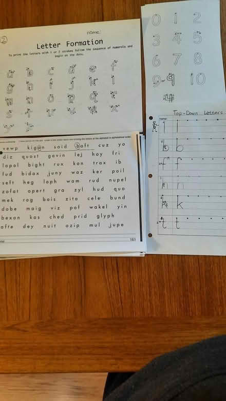 Photo of free Print Handwriting practice pages (Shoreline near Ballinger Way) #2