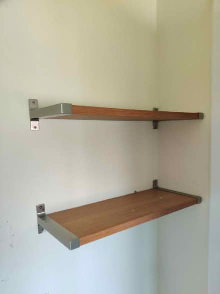 Photo of free Wooden shelves and brackets (B13 Billesley) #2