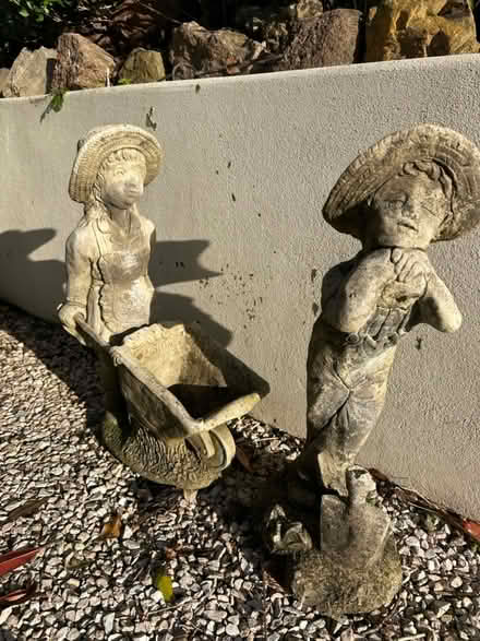 Photo of free 2 garden statues (Shaldon) #1