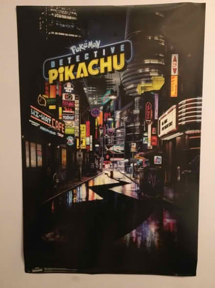 Photo of free Detective Pikachu Pokemon Poster (New Bilton CV22) #1