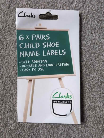 Photo of free Children's shoe label (Headington OX3) #1