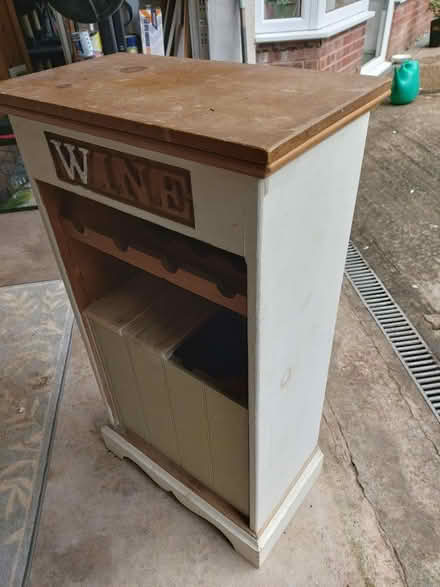 Photo of free Small wine rack cupboard (Ross-on-wye) #1