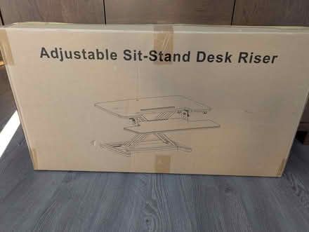 Photo of free Adjustable sit/stand conversation for a desk - New (Carleton FY6) #1