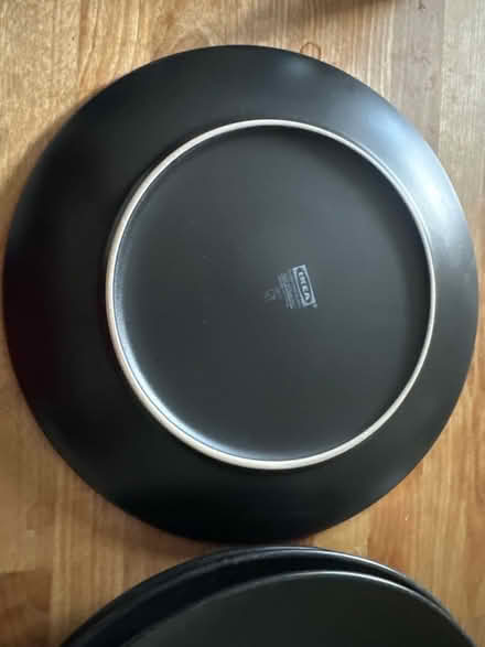 Photo of free 5 10” black matte IKEA plates (North San Leandro) #2