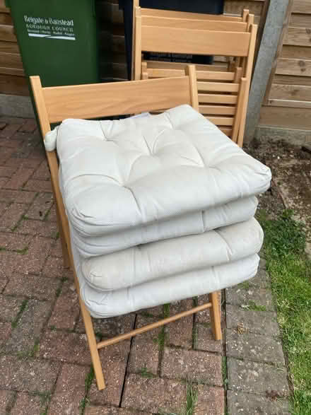 Photo of free Set of 4x IKEA Chair Cushions (Tadworth) #1