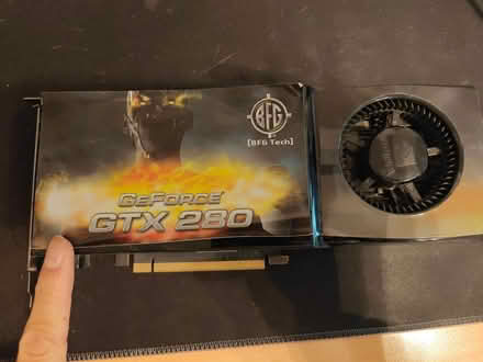 Photo of free Nvidia GTX 280 graphics card BFG (Chafford Hundred RM16) #1