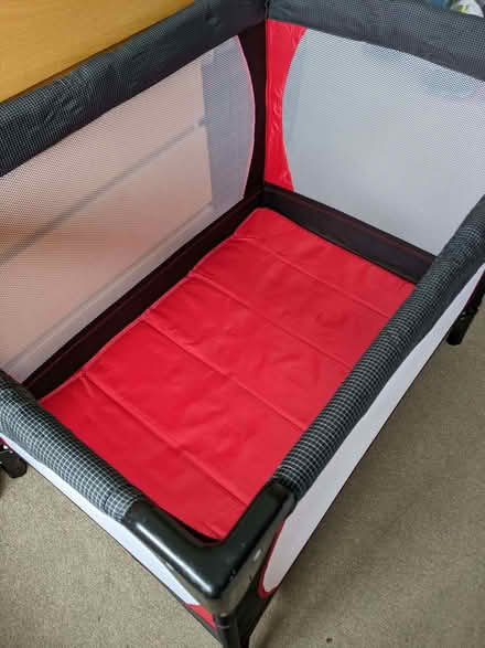 Photo of free Folding travel cot (Tadworth KT20) #2
