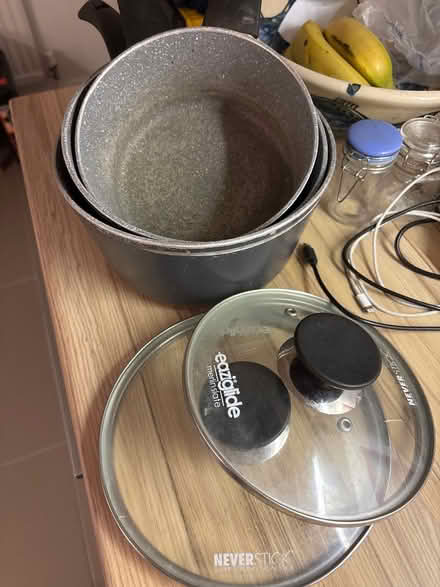 Photo of free Eaziglide saucepans (BR3) #1