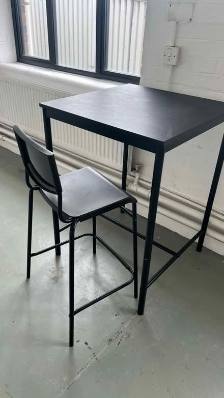 Photo of free Bar table and chair (North Acton, NW10 6TD) #1