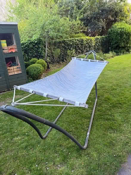 Photo of free Hammock frame stand and hammock (Emlyn Road W12) #2