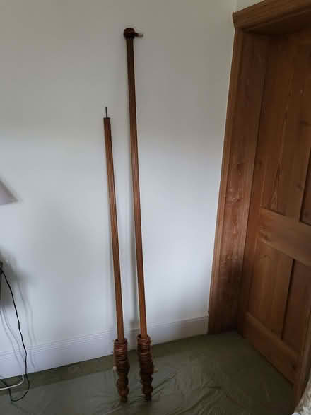 Photo of free Curtain pole in two lengths (South Heath HP16) #1