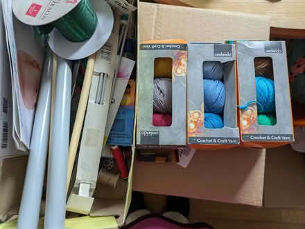 Photo of free Assorted yarns, knitting , sewing and craft bits. (Brixton Hill SW2) #1