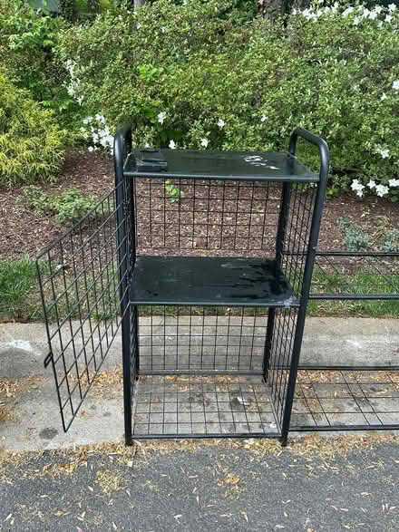 Photo of free Metal garage storage shelf (6501 Fallwind Lane Bethesda) #2