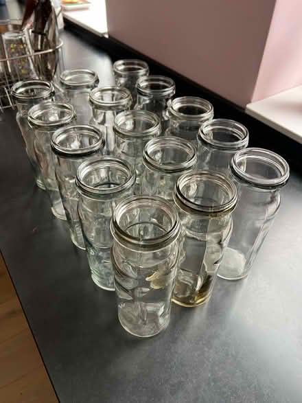 Photo of free Thick glass jars, 15 (Broomhall S11) #1