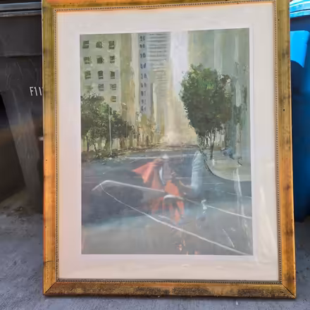 Photo of free Framed & Matted Artwork (94041 Mountain View) #2