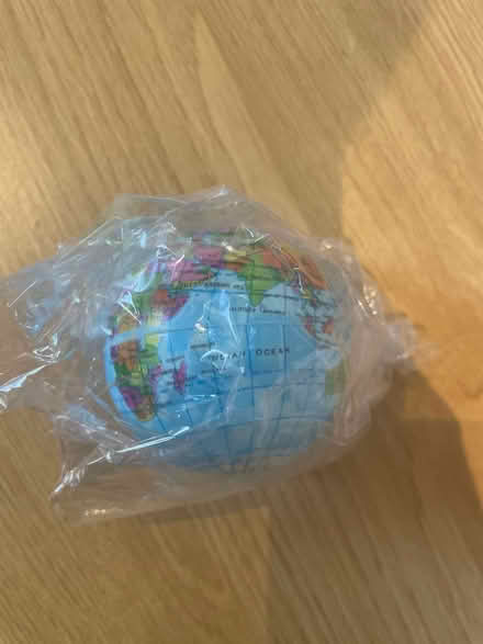 Photo of free Small squishy globe, new (Huntingdon Rd & Storey's Way) #1